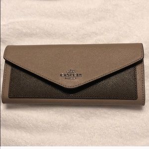 Coach Wallet- Brown and Tan- Authentic!